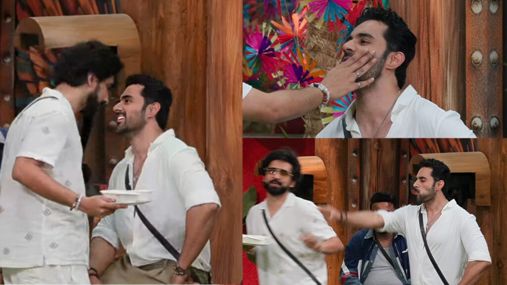 Amaal Malik ne gusse mein khilaya Teekhi Pani-Puri Abhishek Bajaj ko toh Abhishek Bajaj ne diya Amaal Malik ko dhakka.