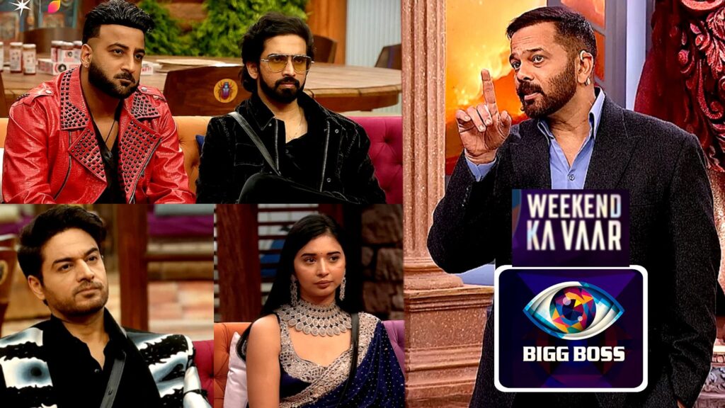 Bigg Boss season 19: Gaurav Khanna - Amaal Malik, Shehbaz Badesha and Tanya Mittal ke sath sawal by Rohit Shetty.