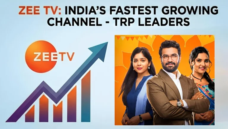 Zee TV’s Revamp: Tremendous Surge in TRP’s: Zee TV Becomes India’s Fastest Growing Channel, Breaking News